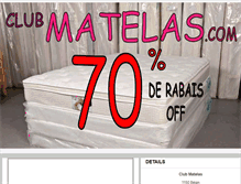 Tablet Screenshot of magasinmatelas.com
